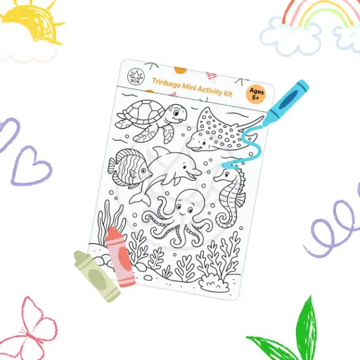 Trinbago Mini Activity Kit – Kids Ages 5+