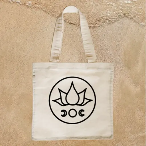 The Moon Said It Canvas Tote